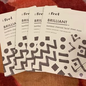 FEEL BEAUTY Brilliant Bamboo Charcoal Sheet Mask